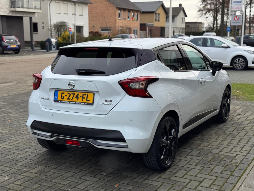 Nissan Micra 1.0 IG-T 100pk N-Sport | Apple CarPlay/Android Auto, 17 inch, Cruise control, Navigatie, Keyless, Parkeersensoren, Camera 51268813-3.jpg | Autobedrijf Gielen