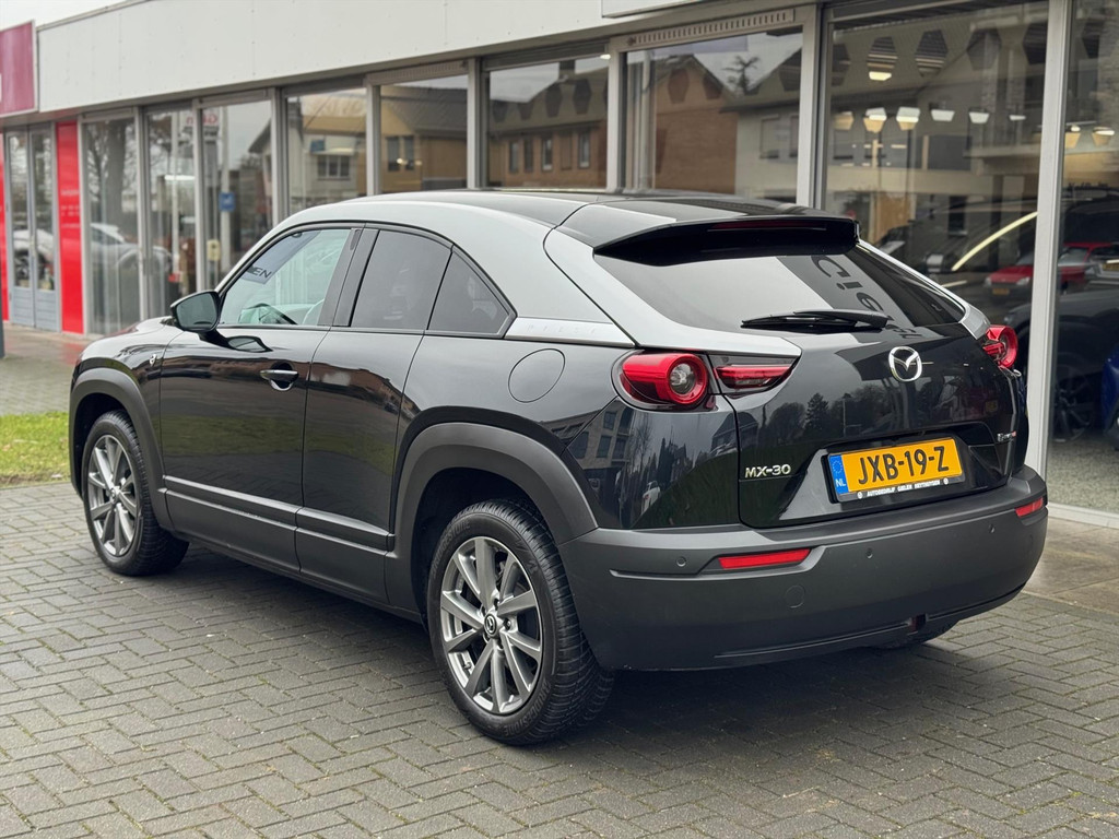 Mazda MX-30 e-SkyActiv R-EV 170pk Makoto | Geheugenfunctie, Bose, 360 Camera, Dodehoekherkenning, Stoel + Stuurverwarming, HUD 51582440-2.jpg | Autobedrijf Gielen