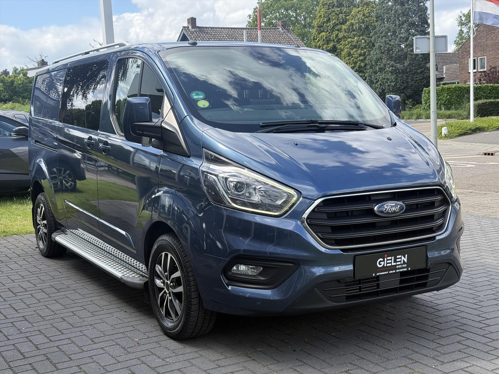 Ford Transit Custom GB 2.0 TDCi 170PK 340 L2H1 Limited | Navigatie, Parkeersensoren, Roofrails, Trekhaak, Dubbele Cabine, Dubbele schuifdeur 54227687-4.jpg | Autobedrijf Gielen